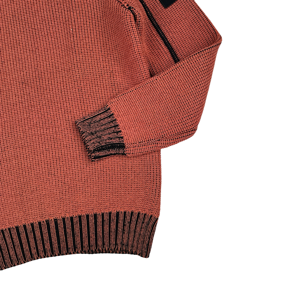 Stone Island 2017 Red Heat Reactive Ice Knit Crewneck Jumper - Large