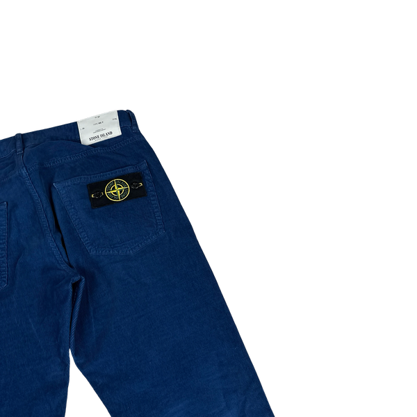 Stone Island 2013 Blue Corduroy Trousers - 32"