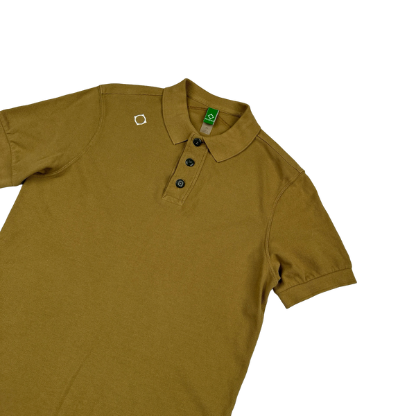 Ma Strum Mustard Cotton Polo Shirt - XS