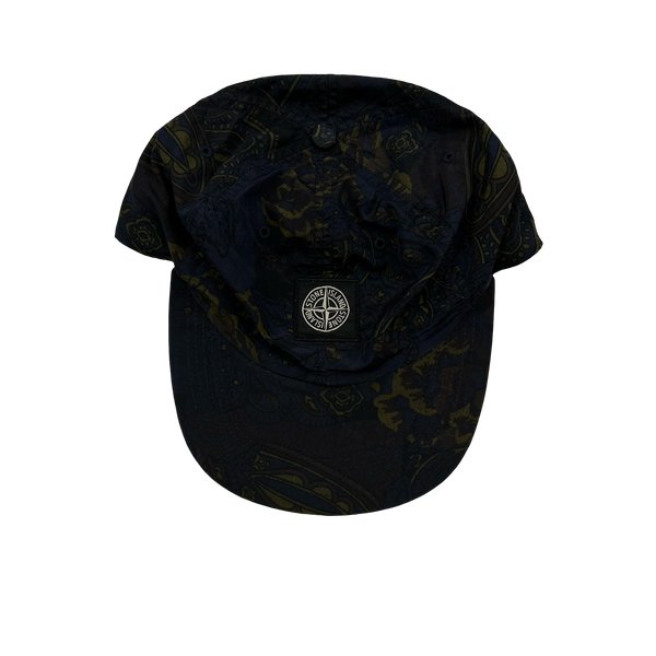 Stone Island x Supreme 2015 Blue Paisley Cap