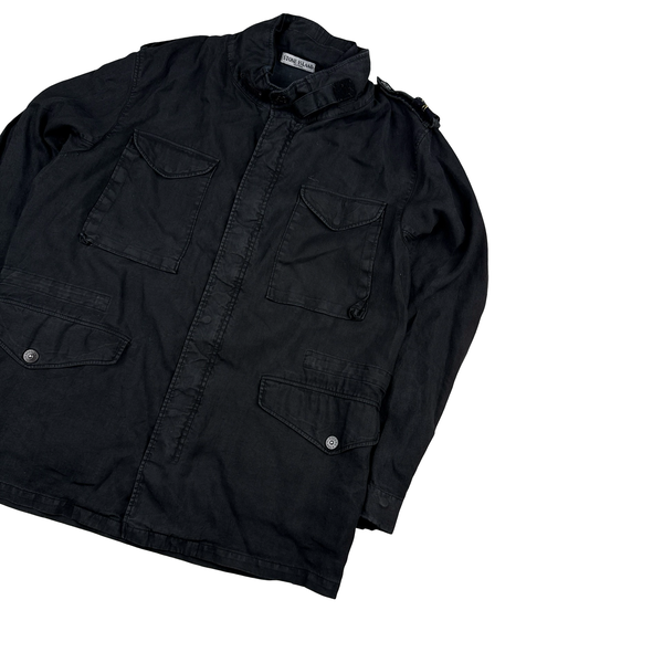 Stone Island Vintage 2005 Shoulder Badge Lino Flax Jacket - XXL