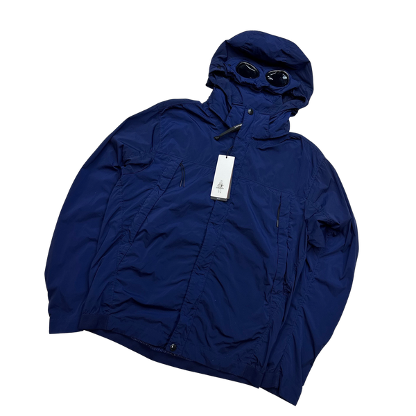 CP Company Blue Stretch Nycra Goggle Jacket XL Mat s Island