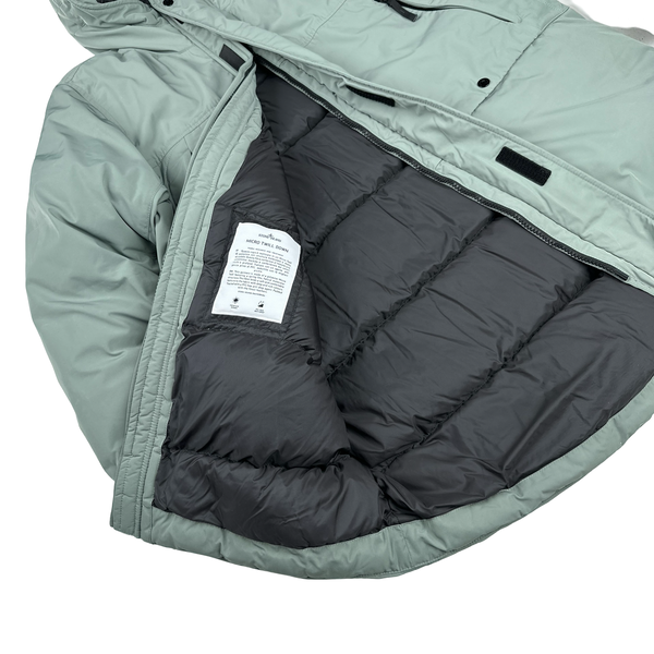 Stone Island 2023 Pale Blue Micro Twill Down Puffer - Large