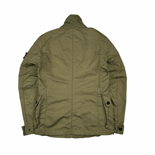 Stone Island 2009 Double Breasted Beige Jacket - Medium