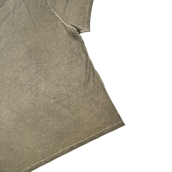 CP Company Mako Cotton Khaki Graphic T Shirt - XL