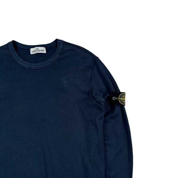 Stone Island 2013 Navy Cotton Crewneck Sweatshirt - Medium