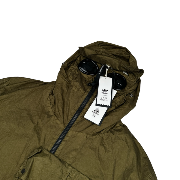 CP Company x Adidas Khaki Explorer Chrome Goggle Jacket - Medium
