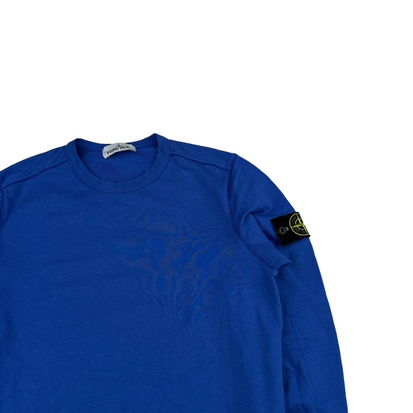 Stone Island 2019 Blue Crewneck Sweatshirt - Small