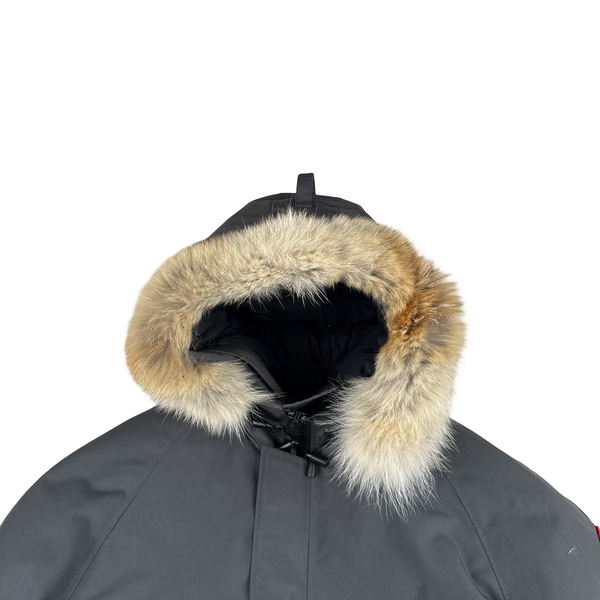 Canada Goose Grey Chilliwack Bomber Parka Jacket - Small