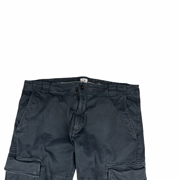 CP Company Black Ergonomic Fit Cargo Trousers - XXL