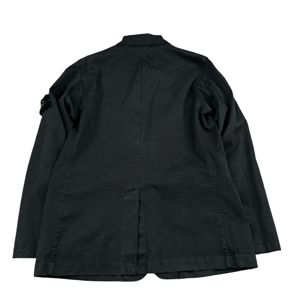 Stone Island 2005 Vintage Black Cotton Jacket - Medium