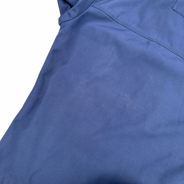 CP Company Deep Blue Soft Shell Goggle Jacket - Large