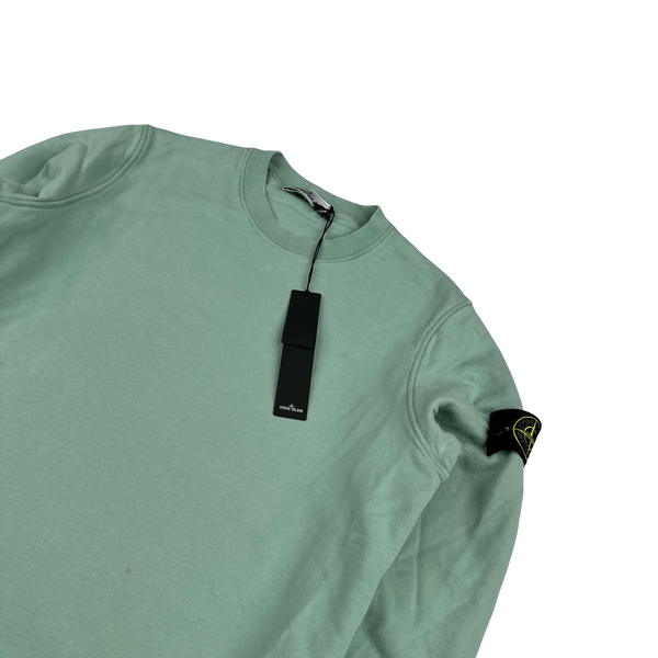 Stone Island 2024 Mint Green Crewneck Jumper - Medium