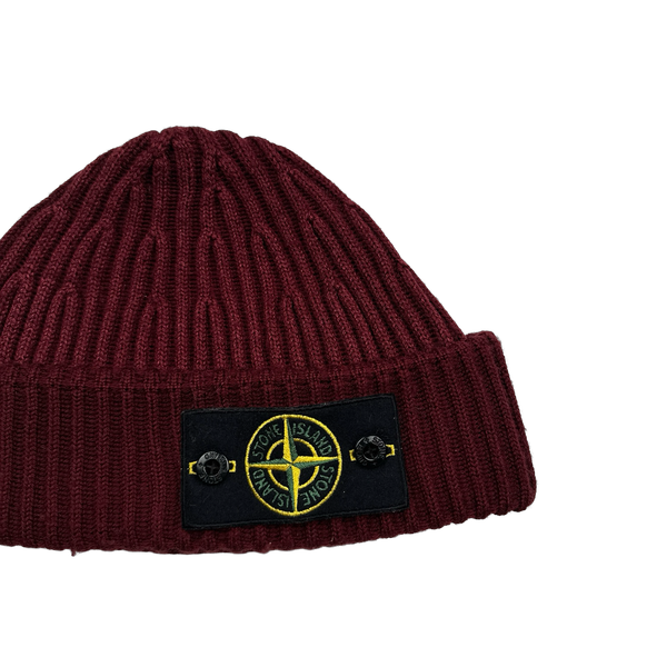 Stone Island 2012 Red Two Tone Beanie