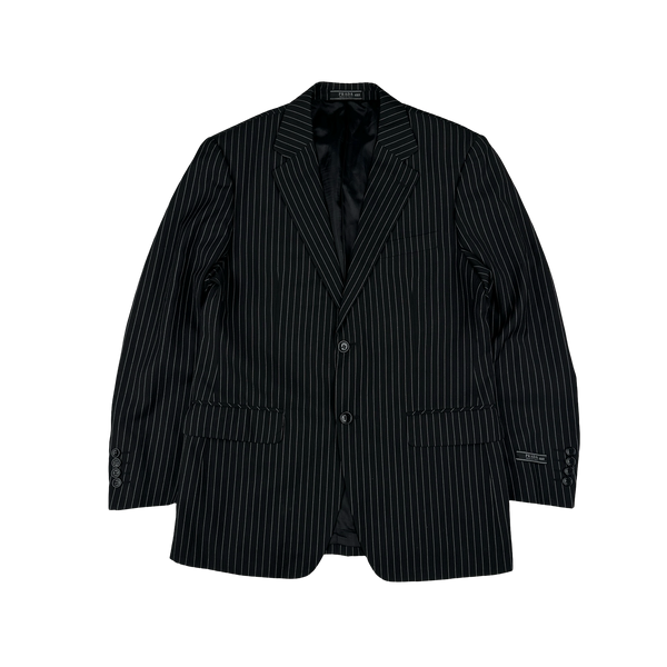 Prada Pinstripe Blazer Trousers Suit Set - Medium