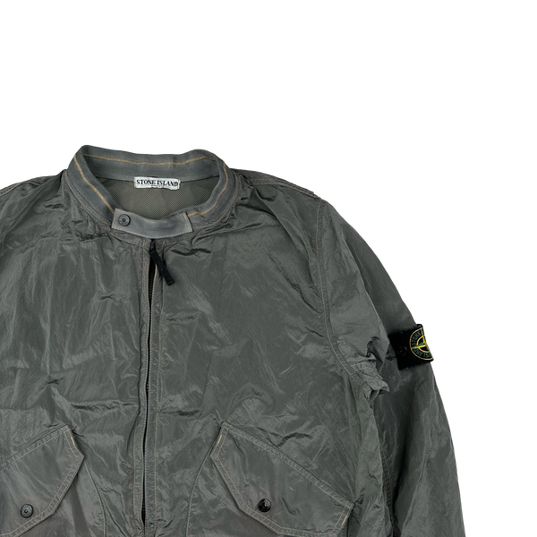 Stone Island 2004 Charcoal Nylon Metal Jacket - XL