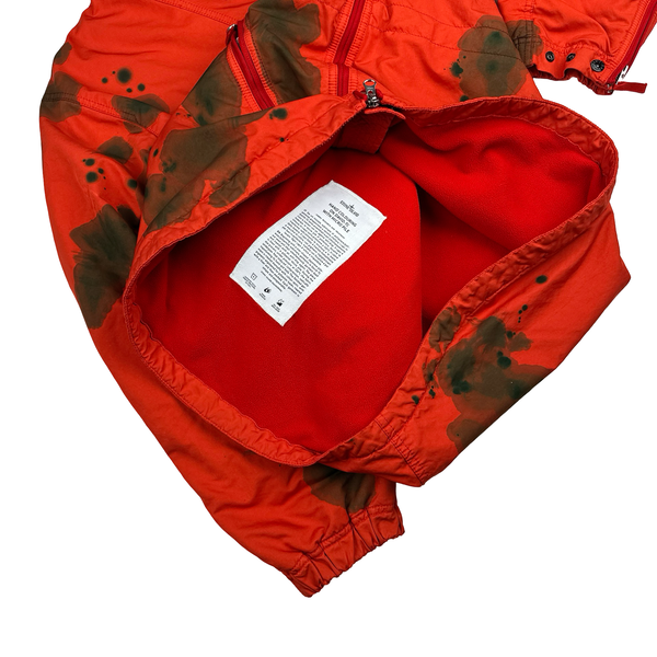 Stone Island 2023 Hand Colouring Orange David TC Micropile Smock - Medium