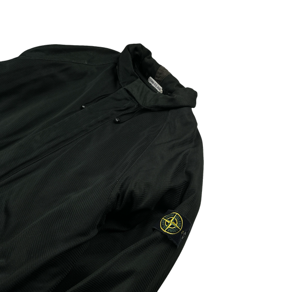 Stone Island Vintage 1996 Emerald Green Boxy Fit Dual Layer Mesh Jacket - XL