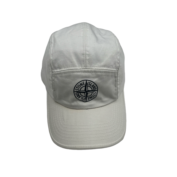 Stone Island 2015 White Compass 5 Panel Cap