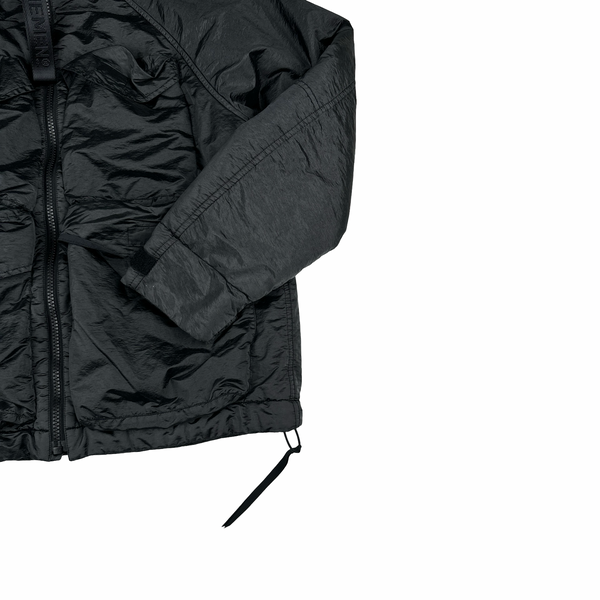 Nemen Nylon Shimmer Dark Grey Shell Multi Pocket Jacket