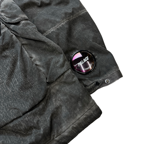 CP Company x Palace Grey Nylon La Mille Goggle Jacket - XL