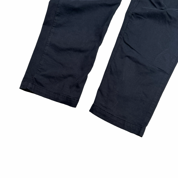 CP Company Navy Stretch Satin Cargo Trousers - XL