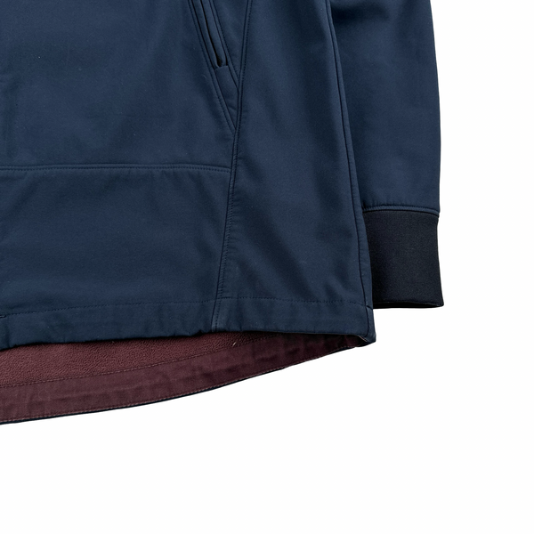 CP Company Navy Hooded Lined Soft Shell Goggle Jacket - 3XL