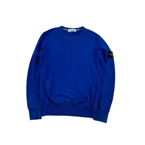 Stone Island 2015 Royal Blue Crewneck Tracksuit - Small