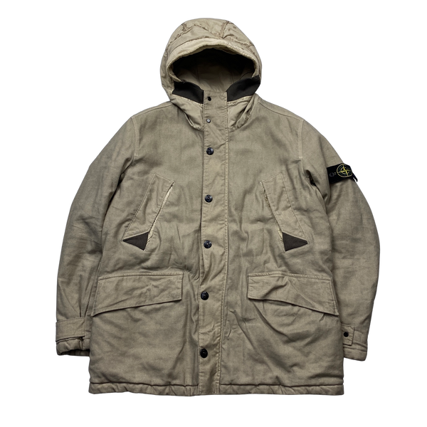 Stone Island 2011 Diagonal Wool Parka Jacket - XL
