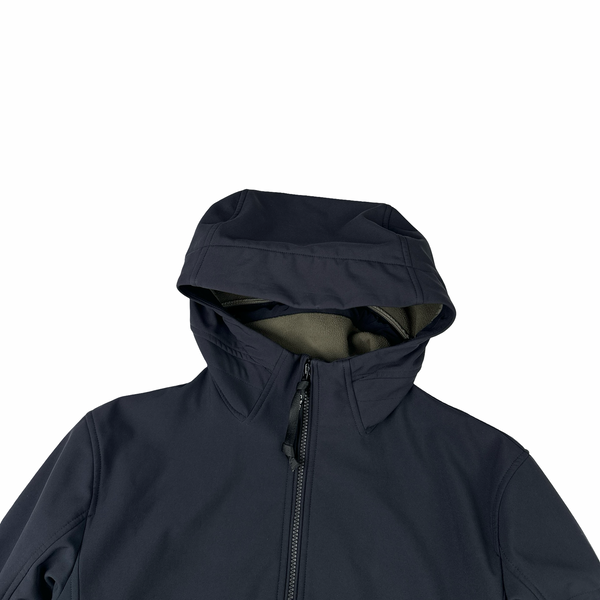 CP Company Navy Soft Shell Zipped Jacket - Large