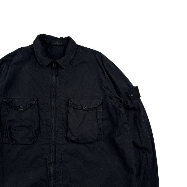 Stone Island 2019 Black Ghost Piece Overshirt - 3XL
