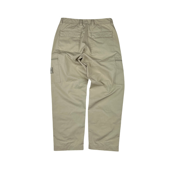 Stone Island 2024 Beige Ghost Cargo Trousers - 30"