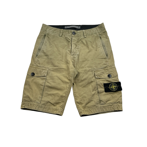 Stone Island 2017 Beige Cargo Shorts - 29"