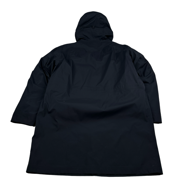 CP Company Black Gore G-Type Ripstop Down Lined Long Jacket - XXL