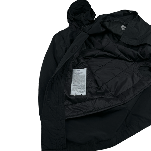 Stone Island 2018 Black Micro Reps Primaloft Parka Jacket - Medium