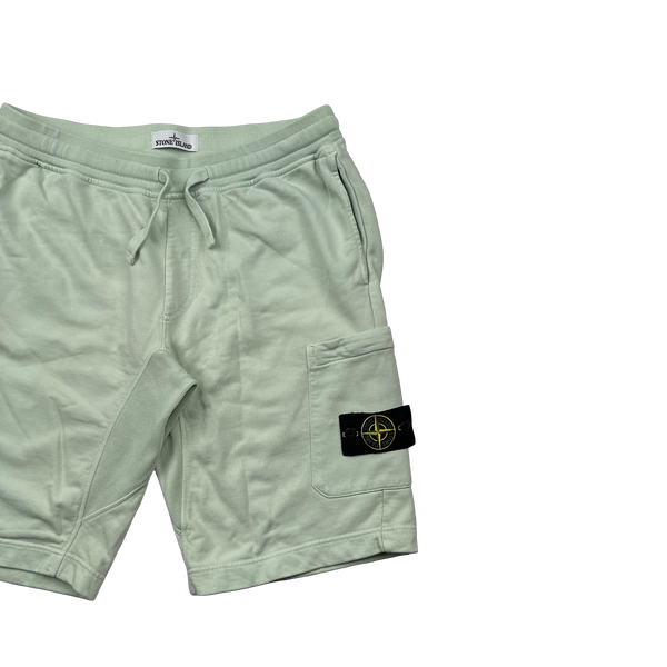 Stone Island 2018 Mint Cotton Fleece Shorts - XL
