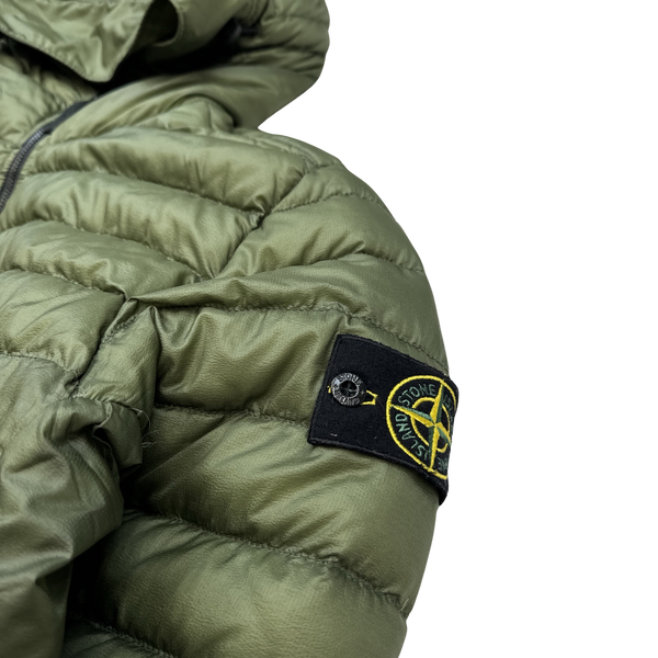 Stone Island 2022 Bio Based Ripstop Nylon Down Puffer Jacket - Large