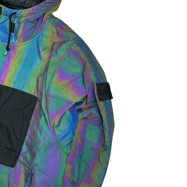 Stone Island 2018 Multi Colour Scarabeo Reflective Pullover Jacket - XL