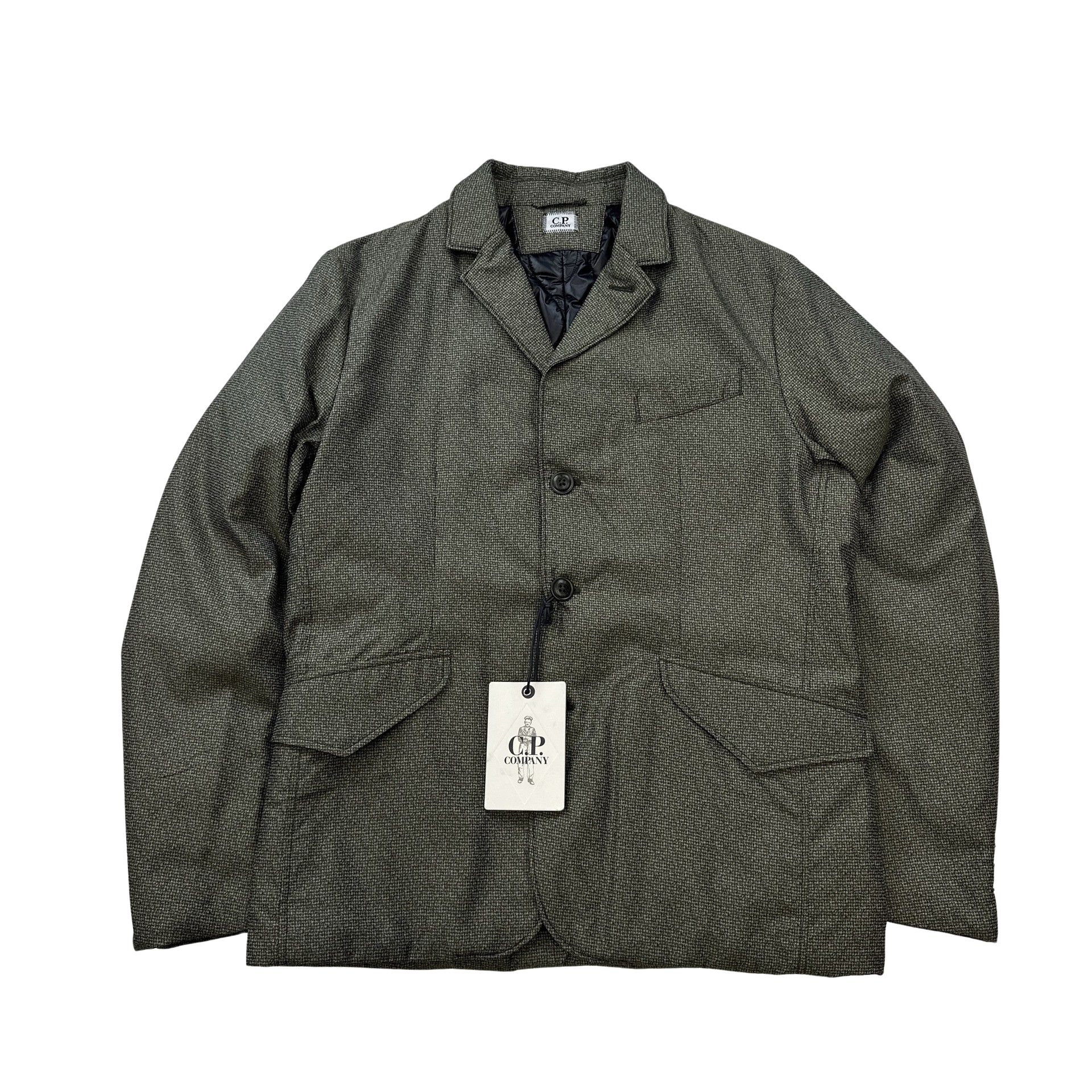 CP Company JPT Tweed Quilted Blazer Jacket - Large – Mat's Island