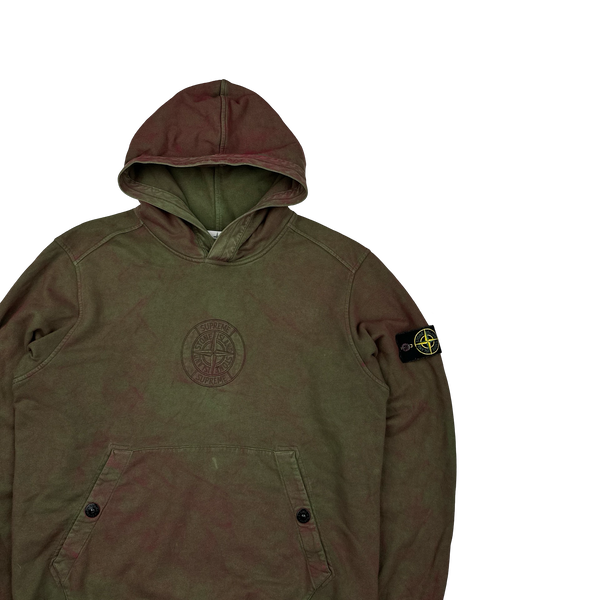 Stone Island x Supreme 2019 Dust Treatment Hoodie - Medium