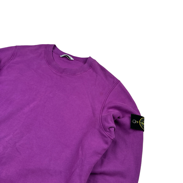 Stone Island 2021 Violet Crewneck Sweatshirt - Medium
