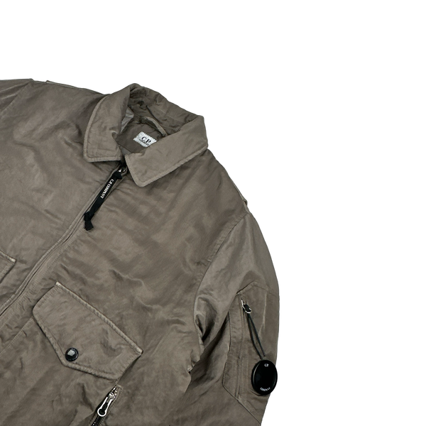 CP Company Nylon B Sateen Collared Bomber Jacket - Large