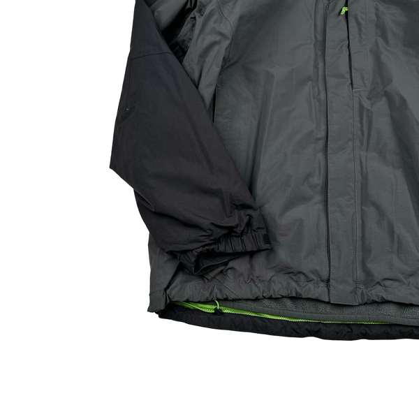 North Face 3 In 1 Fleece Lined Colour Block Hyvent Jacket- Large