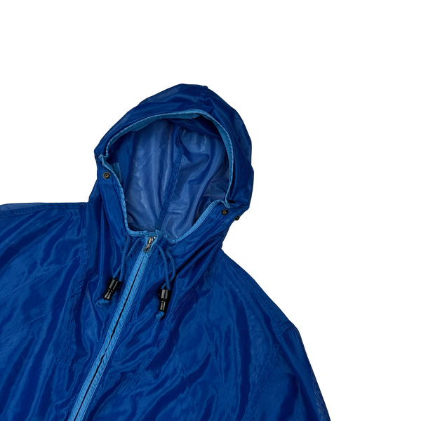 Stone Island 2006 Blue Mesh Opaque Cover Jacket - Large