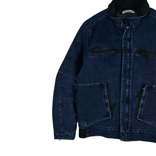 Stone Island 2016 Polypropylene Denim Primaloft Jacket - Large