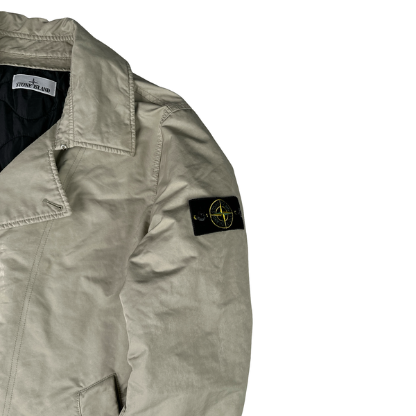 Stone Island 2022 Beige David TC Primaloft Lined Trench Coat Jacket - Large