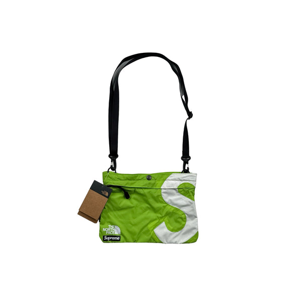 Supreme X North Face Spellout Green Gore-tex Bag