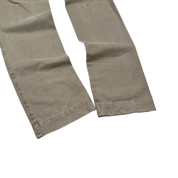 Stone Island Denims 2008 Tan Cotton Cargo Trousers - 32"