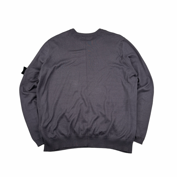 Stone Island 2018 Purple Shadow Project Knitted Crewneck - 3XL