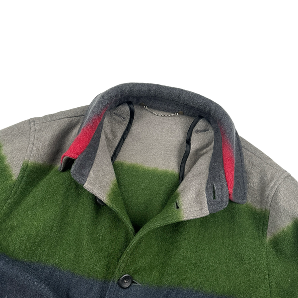 CP Company Vintage 90's Striped Wool Jacket - Medium